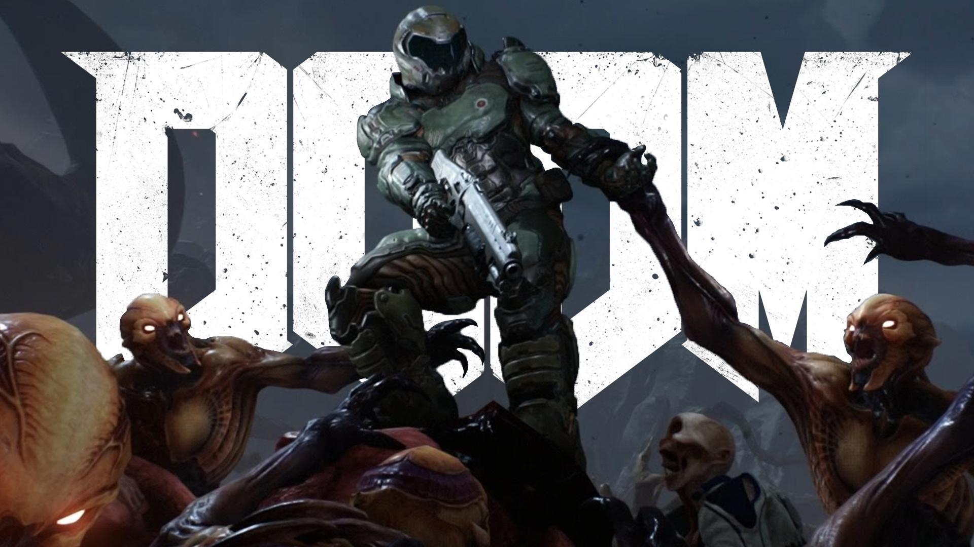 Doom wallpaper. Doom 2016 обложка.