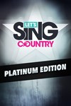 *Let´s Sing Country - Platinum Edition *XBOX *Быстро