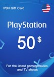 🎮 Playstation Network PSN ⏺ 50$ (USA) |БЕЗ КОМИССИИ|