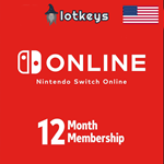 Авто 🇺🇸 Nintendo Switch Online 12 месяца (США) 🇺🇸