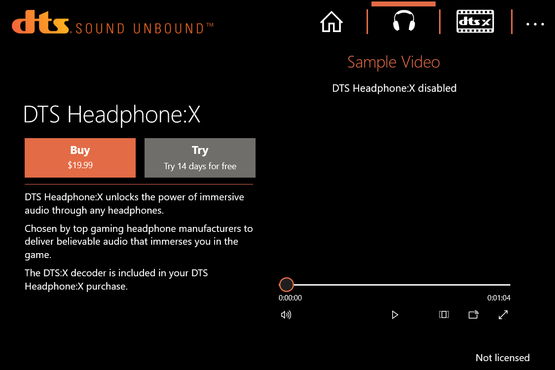 Buy DTS HeadphoneX (WIN/XBOX) DTS Sound Unbound 🔑KEY+🎁 cheap, choose