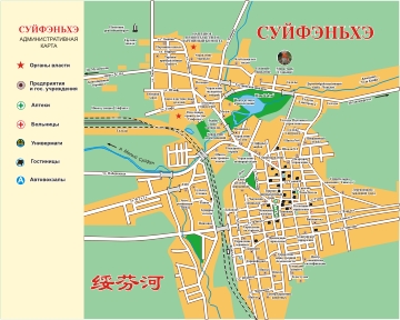 Карта хуньчуня на русском