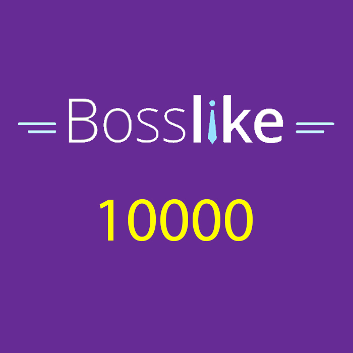 Bosslike ru. +10000 Социальных очков.