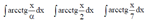 Решенный интеграл вида ∫arcctg(x/α)dx