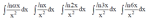 Решенный интеграл вида ∫lnαx/x^2dx
