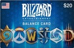 🔑(Battle.net) Подарочная карта Blizzard 20$ USA