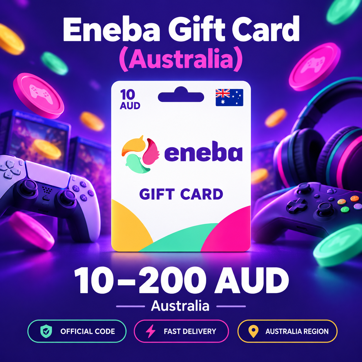 Eneba Gift Card (Australia) 10–200 AUD | Top-up Code photo 1