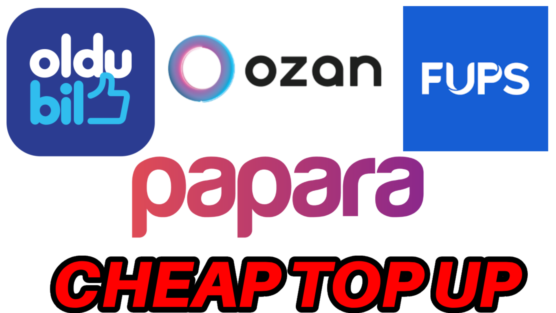 ✅OLDUBIL/FUPS/OZAN/PAPARA TOP UP CHEAP 🎁 0% ✔ FAST 🚀