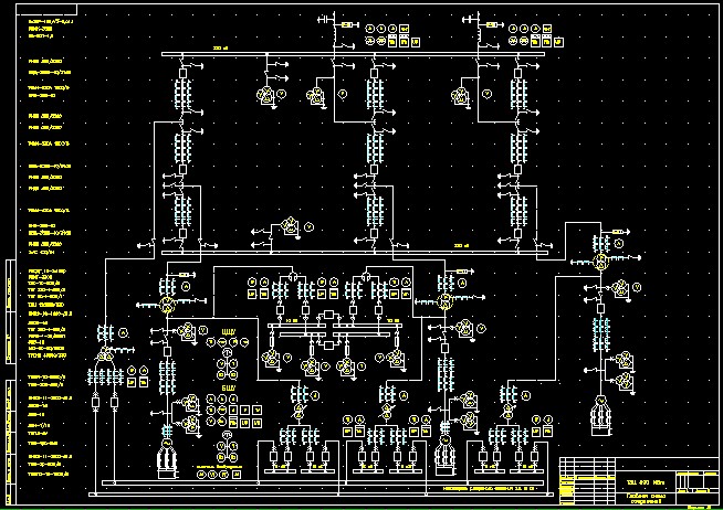 ТЭЦ 330МВТ A1 AutoCAD