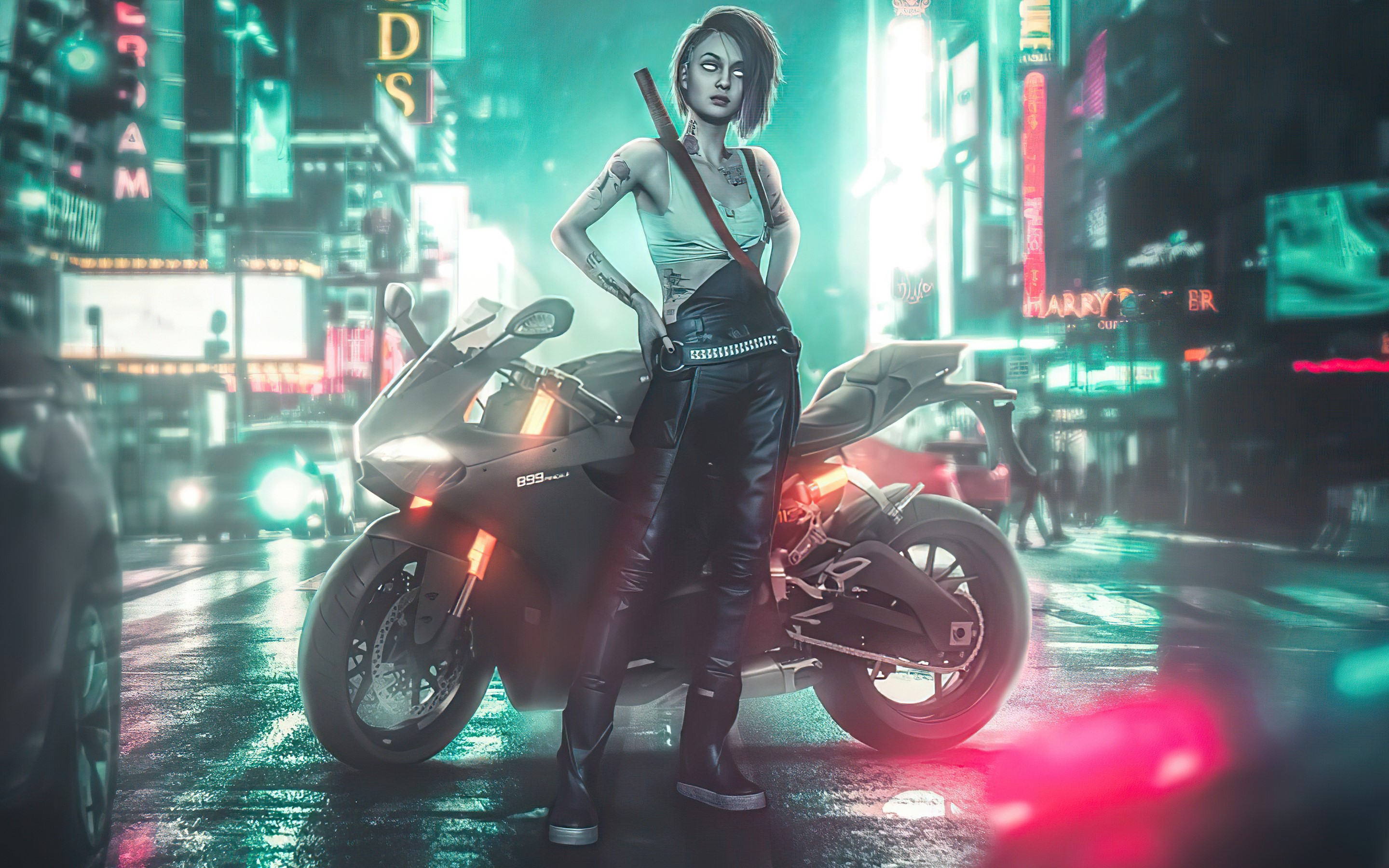 Картины киберпанк 2077