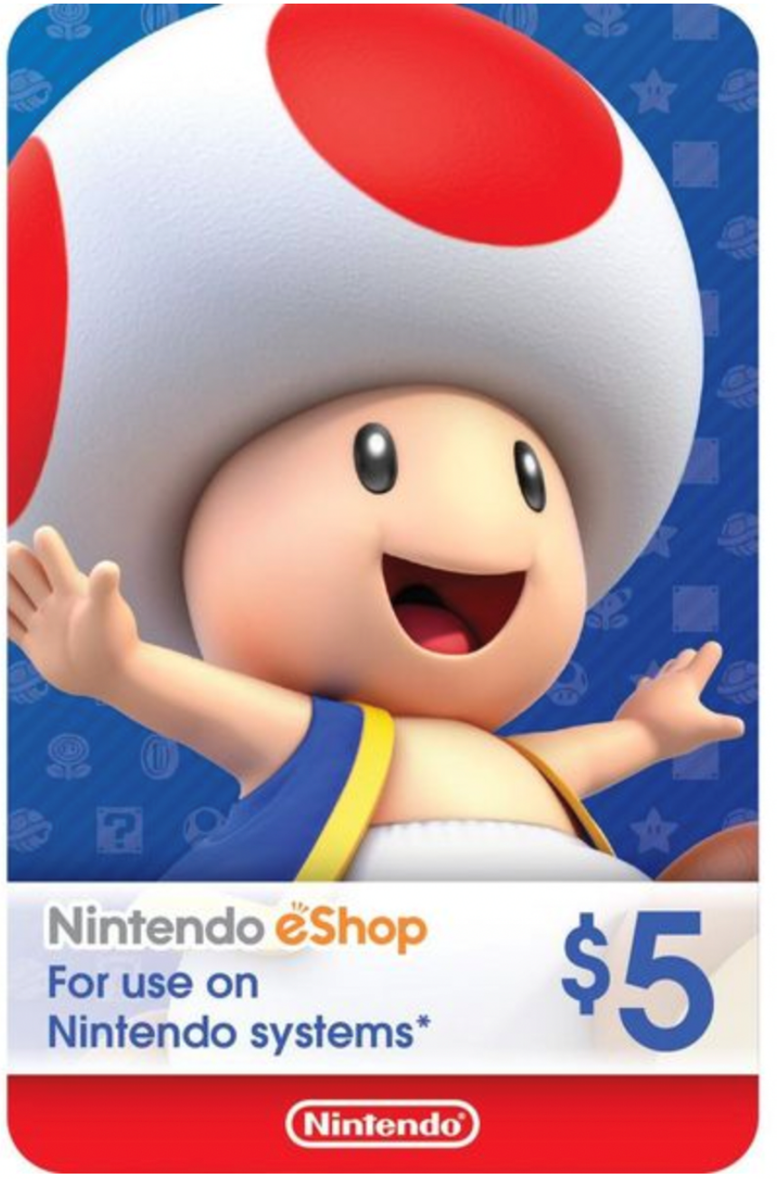 Nintendo eShop Card 5$ ✅(USA)   WMZ Дешев