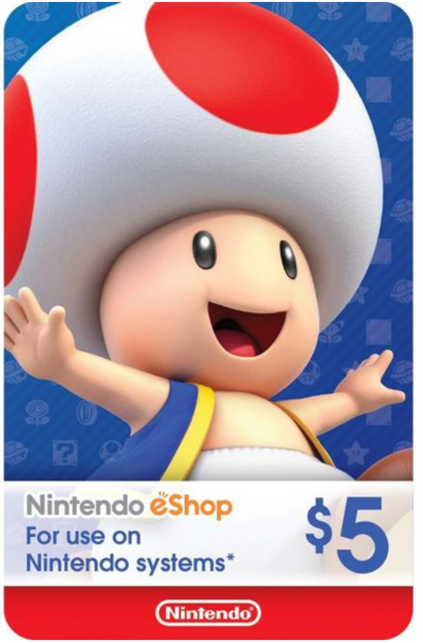 Nintendo eShop Card 5$ ✅(USA) WMZ Дешев