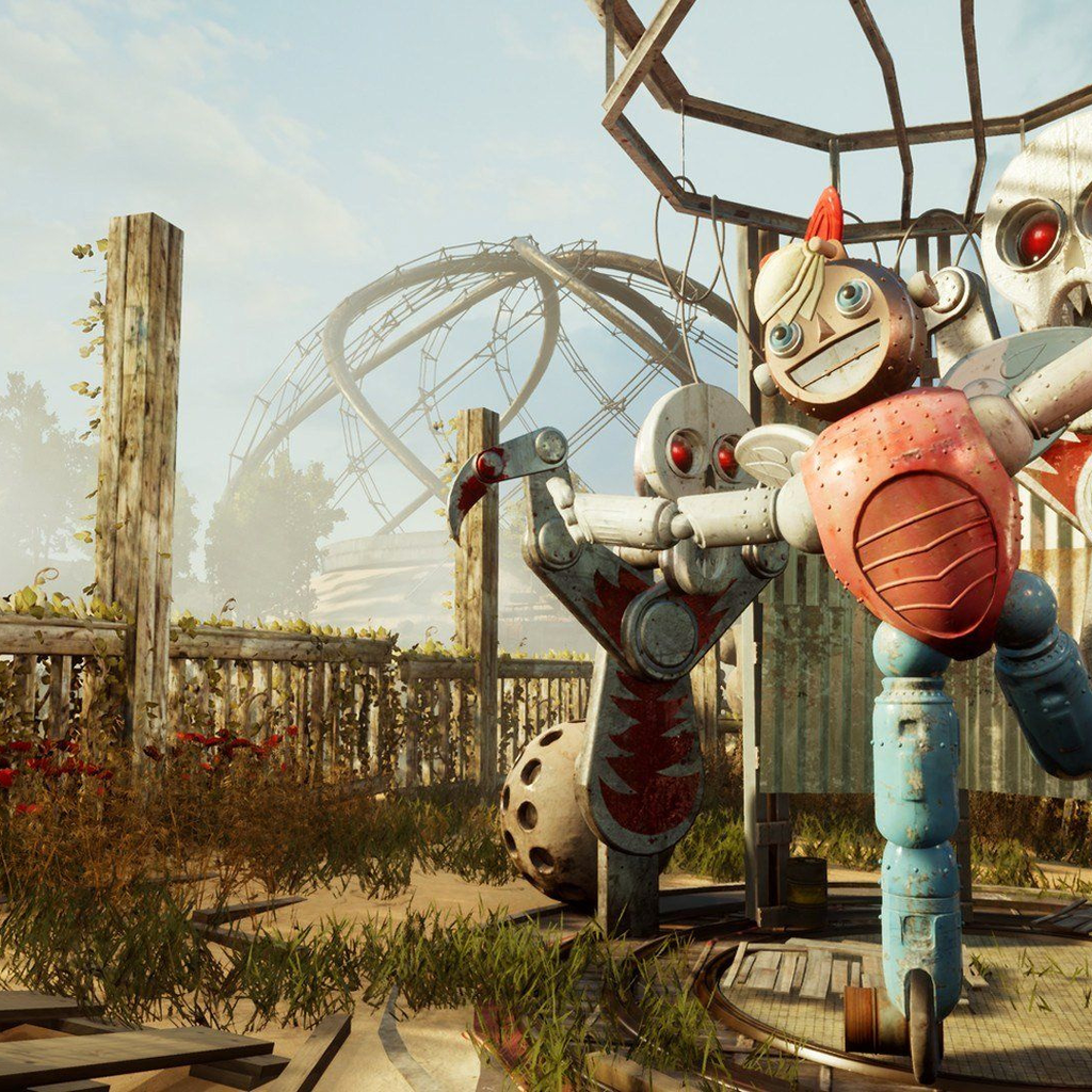 Atomic Heart. Atomic Heart Art. Soviet Lunapark.
