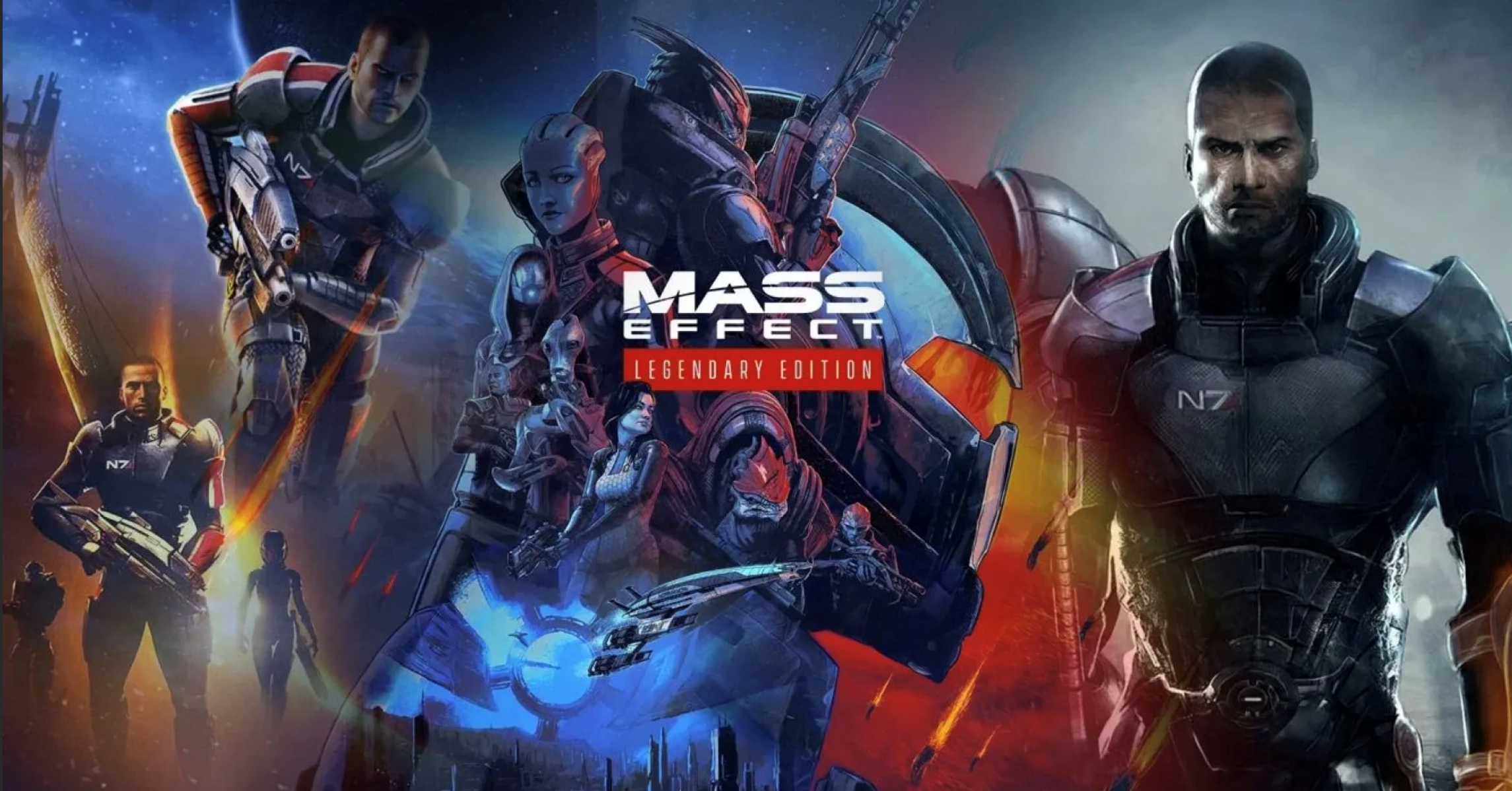 Масс вый. Mass Effect издание Legendary обложка. Mass Effect 2 Legendary Edition Постер. Масс эффект 2 легендарное издание. Mass Effect легендарное издание 1 обои.