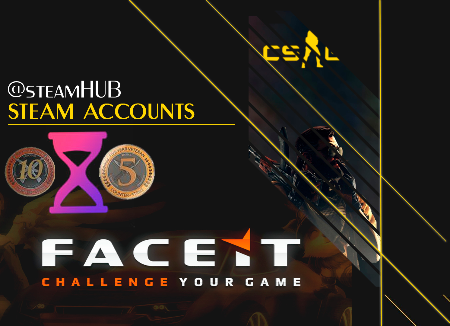  csgo free faceit steam hub