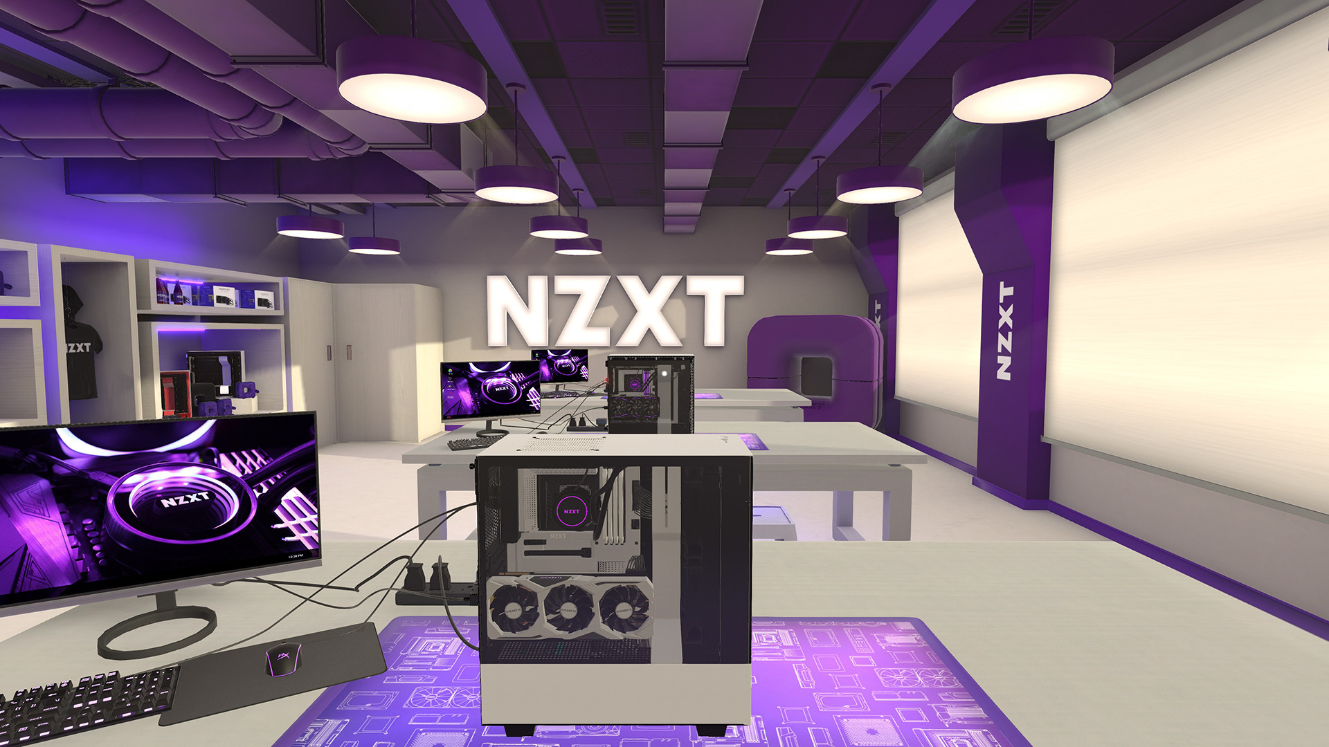 Pc building simulator. PC building Simulator NZXT. NZXT Workshop PC building. ПК симулятор стим. PC building Simulator 2019.