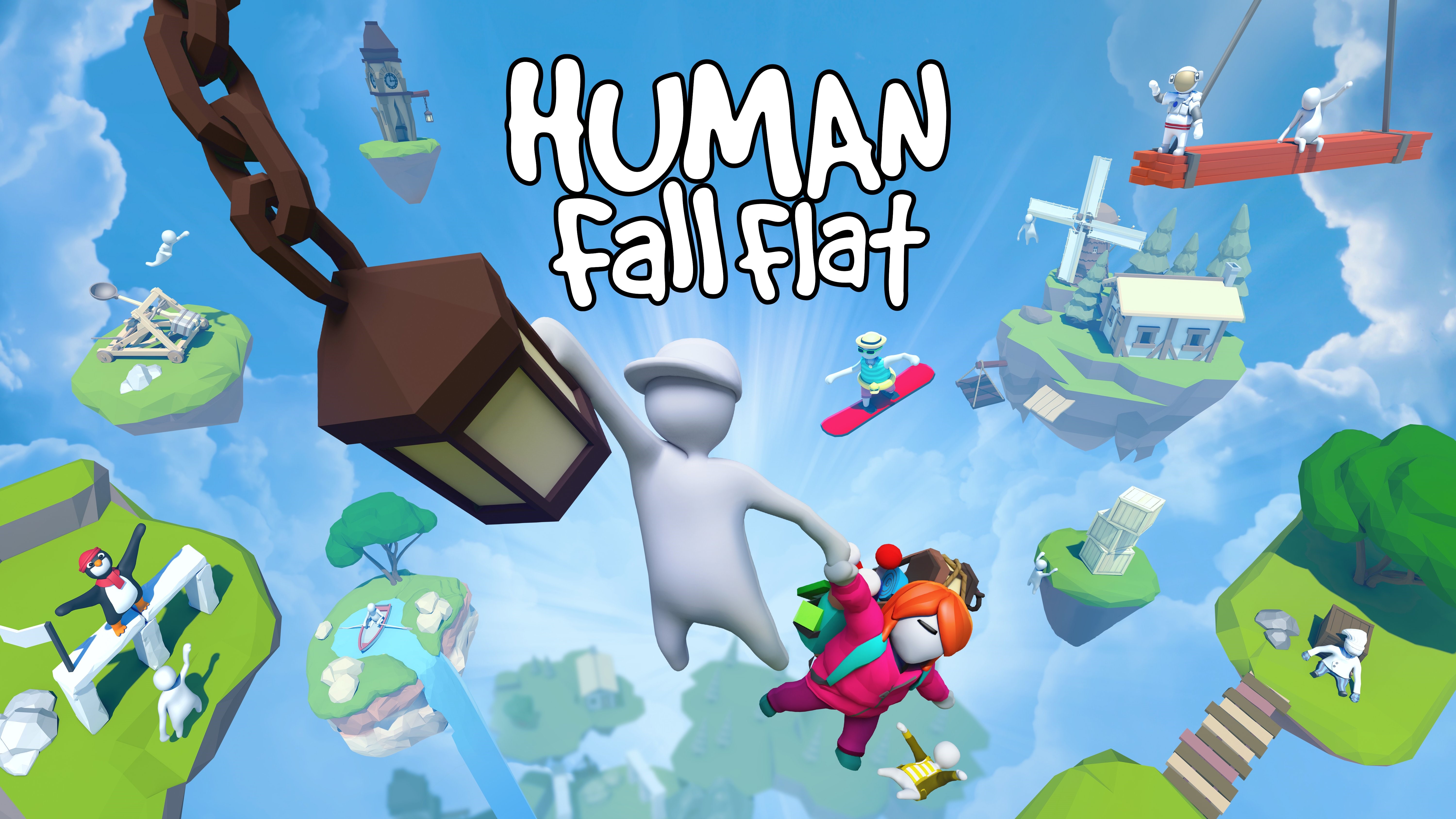 Игра human: fall flat. Хьюмен игра. Превью для ютуба human fall flat\. Фал флет. Игра human: fall flat.
