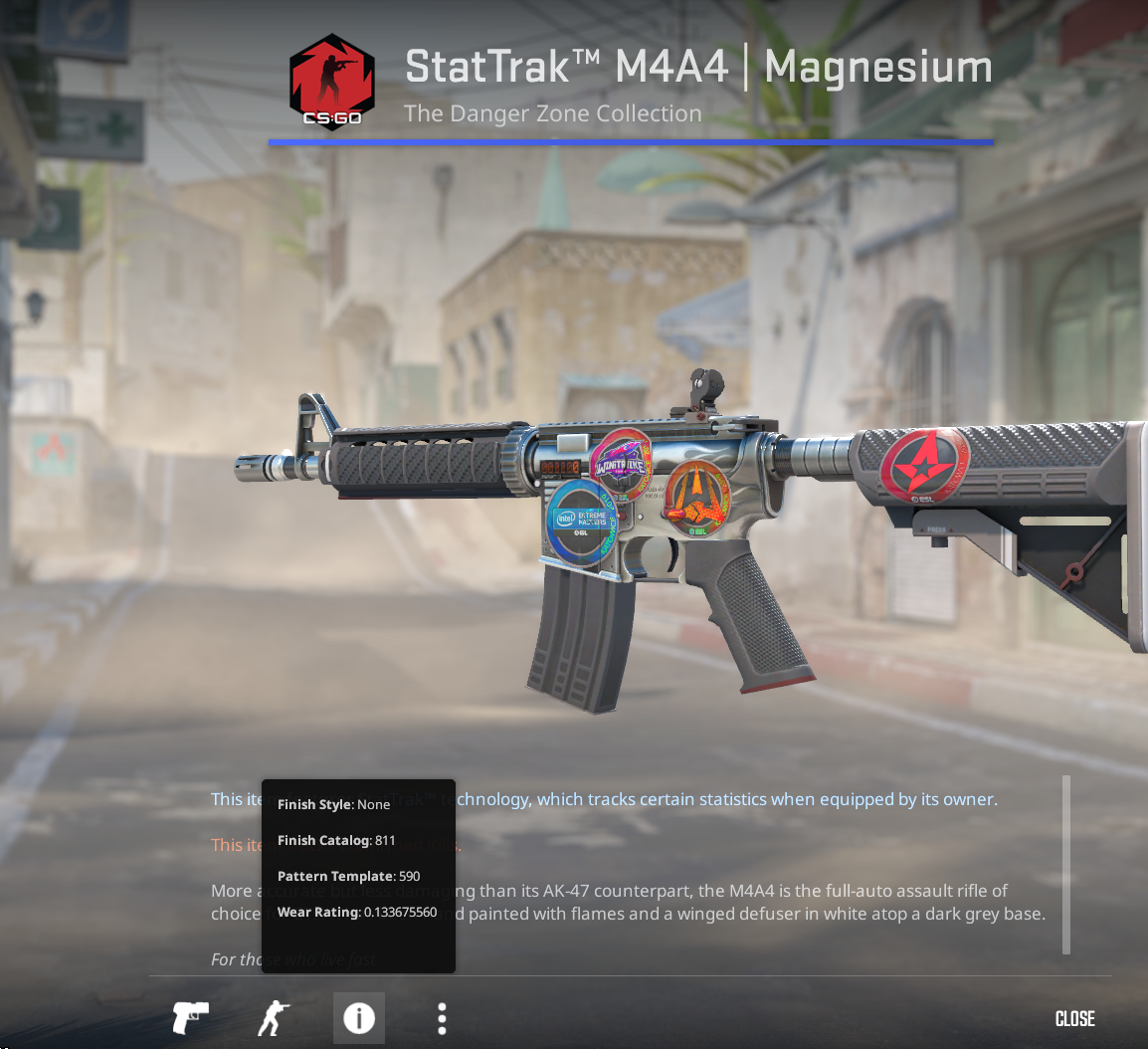 M4a4 magnesium battle scarred фото 10