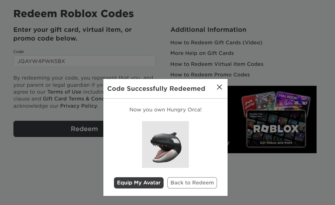 Buy Key🔑Roblox: Hungry Orca🔑 Prime Gaming ✓ Instant Send cheap, choose  from different sellers with different payment methods. Instant delivery.