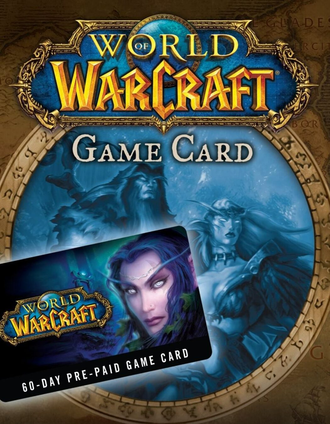 🔑 WORLD OF WARCRAFT ( WoW ) 60 ДНЕЙ ТАЙМ КАРТА RU-EU купить ключ у ...