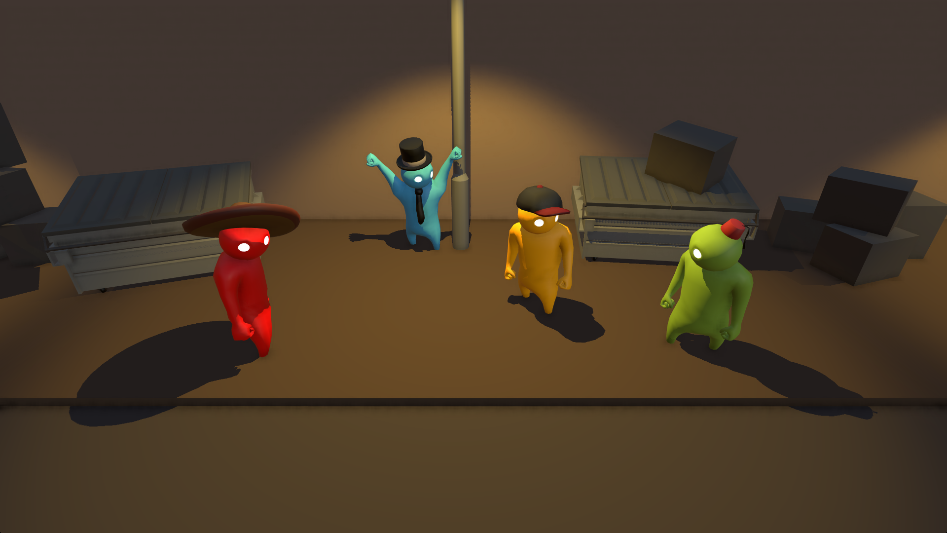 Играть в gang beasts