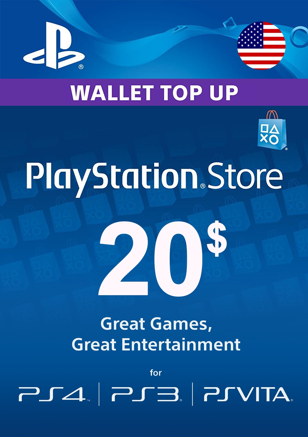 🔶PSN 20 USA $ + Help You Choose PS Store