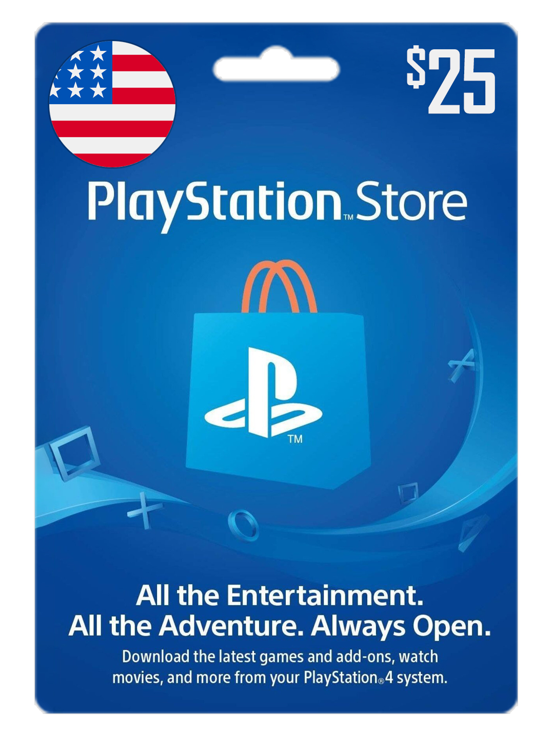 🔶PSN 25 USA $ + Help You Choose PS Store