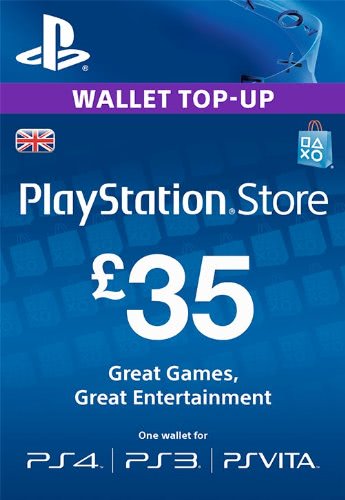 Купить 🔶PSN 35 Фунтов (GBP) UK + Поможем Выбрать PS Store по низкой
                                                     цене