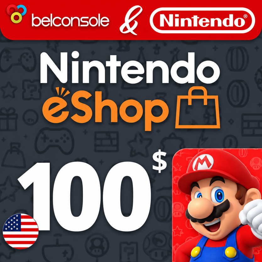 🔶Карта Nintendo 100 Долларов США Официальный ключ фото 7