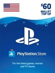 🔶PSN 60 USD ($) USA [Top-Up Wallet] Official Key - irongamers.ru