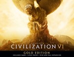 Civilization VI Gold Edition - Официальный Ключ Steam