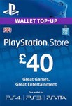 🔶PSN 40 Pounds (GBP) UK [Top-Up Wallet] Official Key