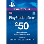 🔶PSN 50 Фунтов (GBP) UK + Поможем Выбрать PS Store - irongamers.ru