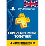 🔶PS Plus PSN Подписка 3 Месяца(90 дней) Великобритания