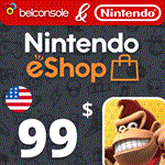 🔶Nintendo eShop 99$ [ Официальная Карта ] США (US)
