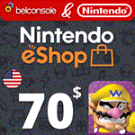 🔶Nintendo eShop 70 $ [ Официальная Карта ] США (US)