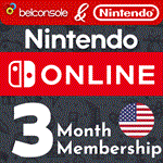 🔶Nintendo Switch Online Gift Card 3 months USA