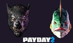 PAYDAY 2 Lycanwulf and The One Below Masks STEAM GLOBAL