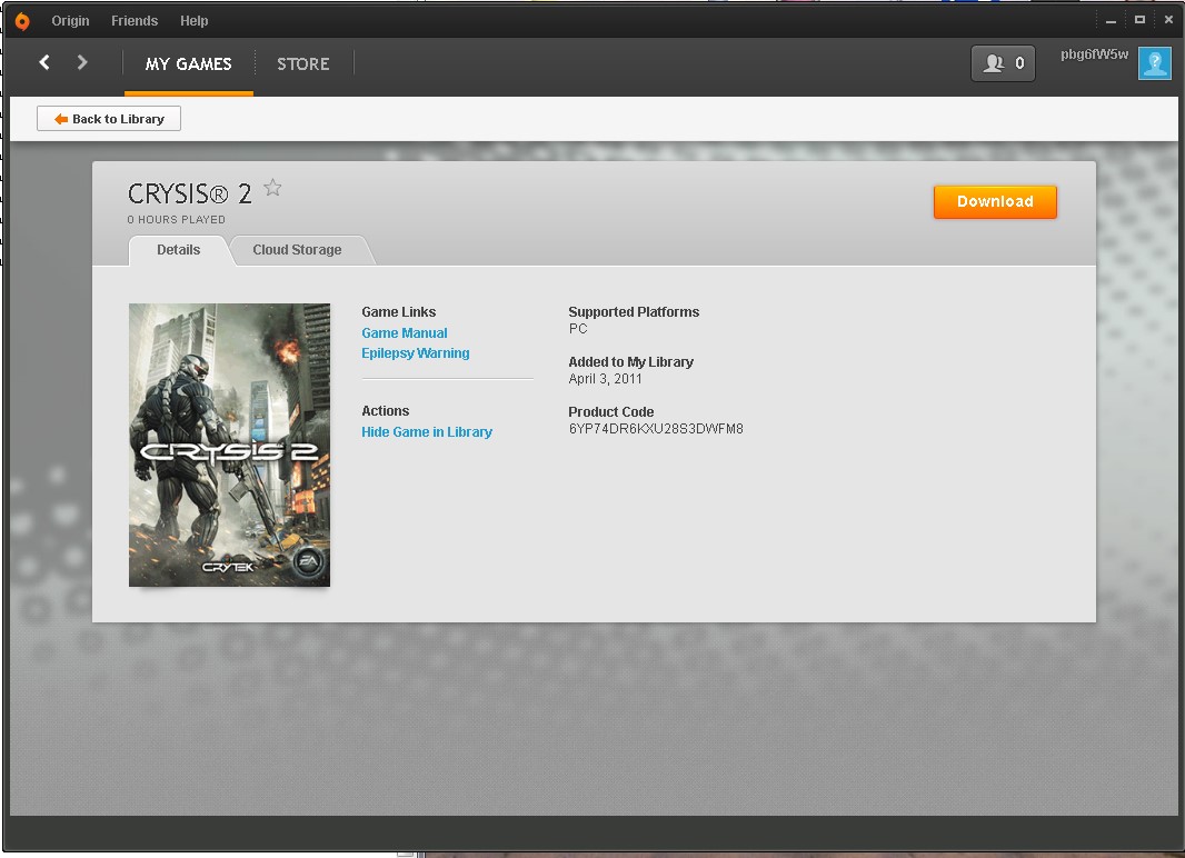 Crysis 2 (Origin account) Region free