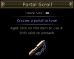 Path of Exile - Scroll of Teleport (Standart)