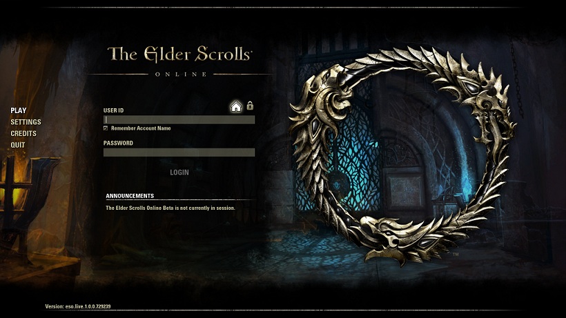 The Elder Scrolls Online Key PTA - playing right now