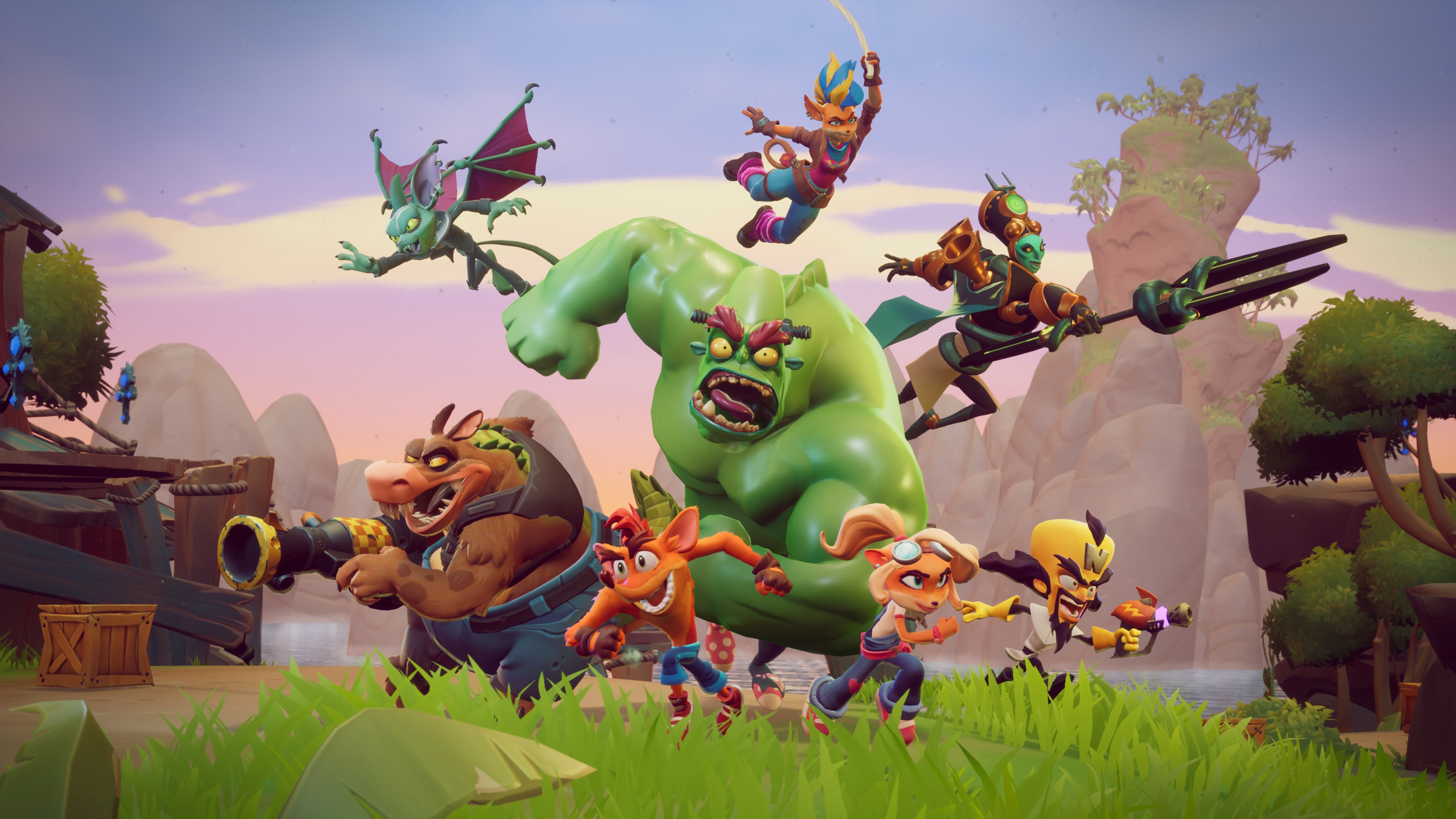 Video game crash. Краш бандикут Рамбл. Игра crash Team Rumble. Крэш тим Рамбл.