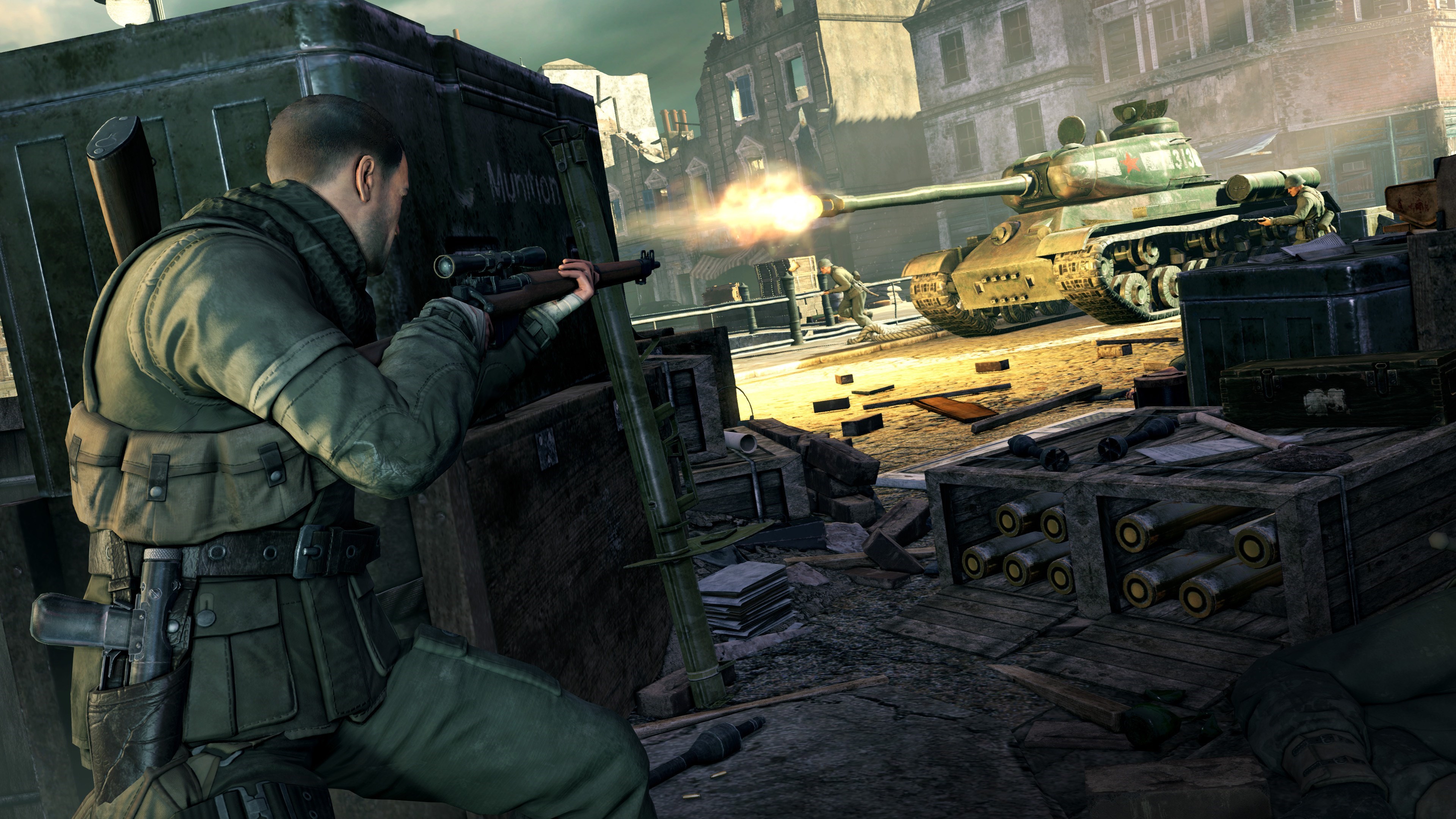 Игры сто 2. Sniper Elite v2. Sniper Elite v2 Remastered. Sniper Elite v2 Xbox 360. Снайпер Элит 2 ремастер.