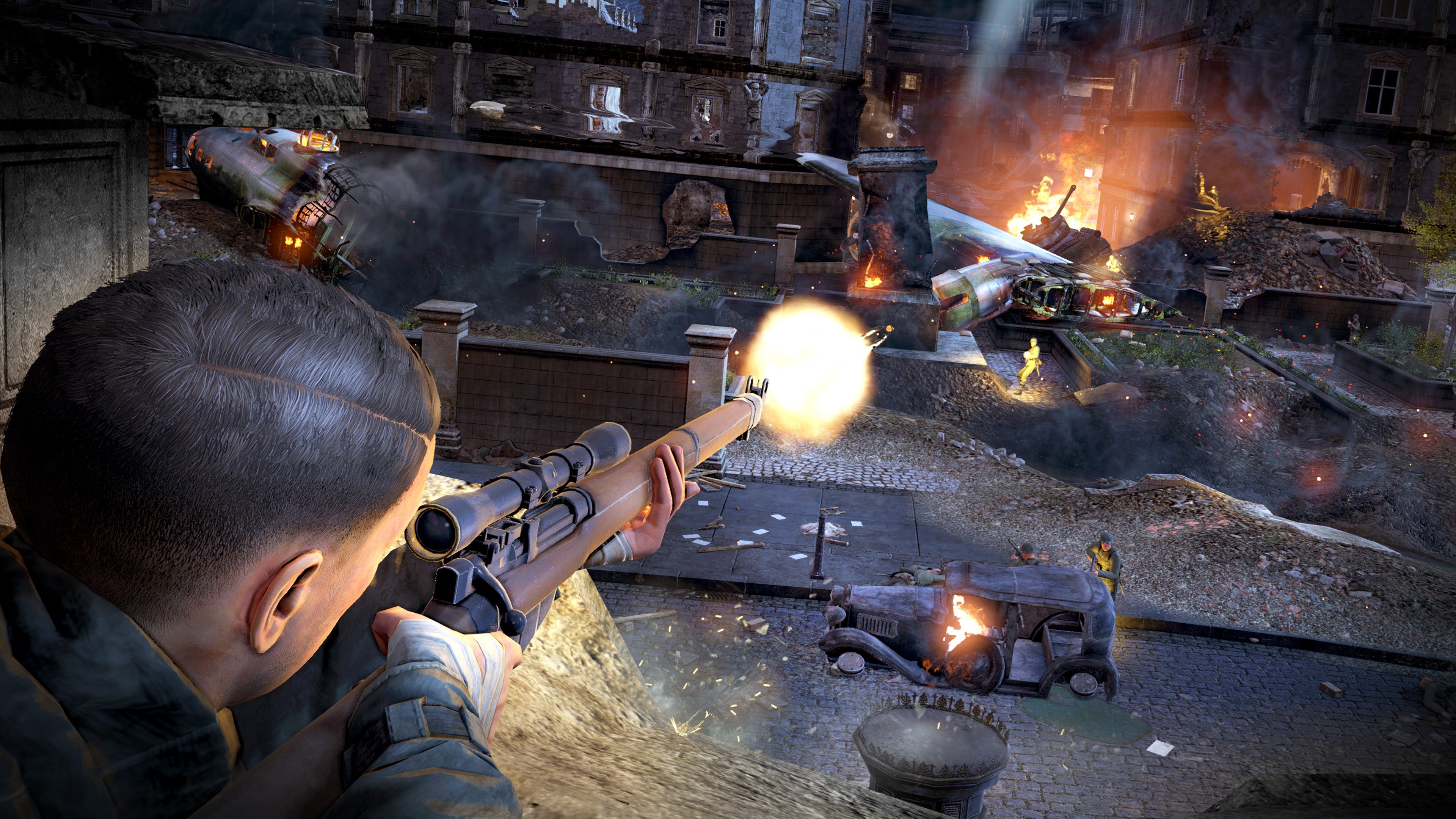 Стрелялки на весь экран. Sniper Elite v2. Снайпер Элит 2 ремастер. Игра Sniper Elite v2 Remastered. Sniper Elite v2/v2 Remastered.