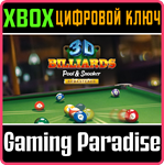 *3D BILLIARDS - POOL & SNOOKER - REMASTERED*XBOX КЛ