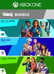*THE SIMS 4 BUNDLE - GET TO WORK, DINE OUT, COOL KITCHE