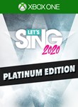 LET´S SING 2020 PLATINUM EDITION XBOX КЛЮЧ/КОД