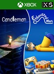КОМПЛЕКТ ИГР ИЗМУЧЕННЫЙ ЧЕЛОВЕК И СВЕЧА XBOX КЛЮЧ/КОД