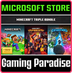 ТРОЙНОЙ КОМПЛЕКТ MINECRAFT FOR PC (WIN) КЛЮЧ/КОД