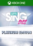 LET´S SING 2022 PLATINUM EDITION XBOX КЛЮЧ/КОД